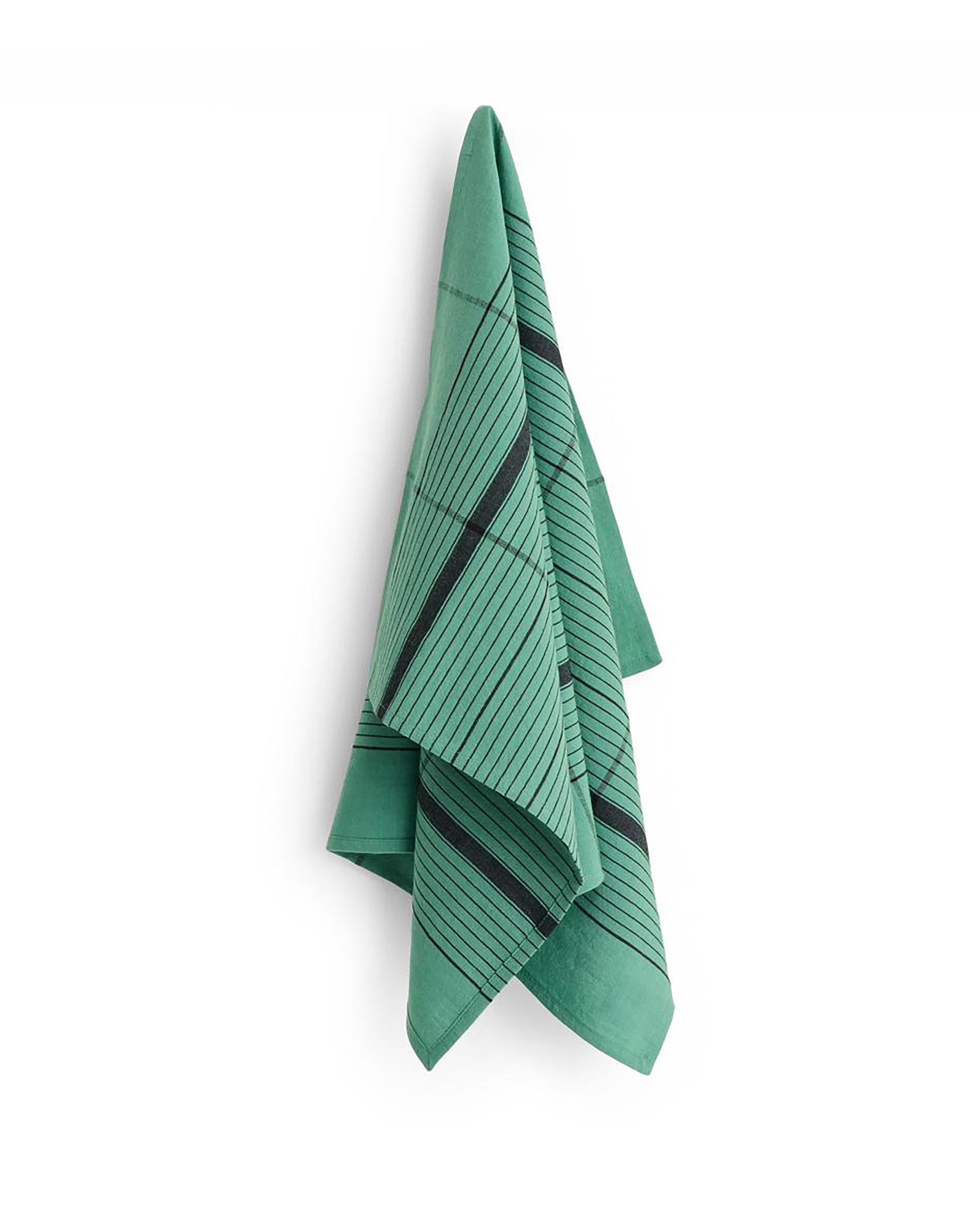 Linear Tea Towel - Green
