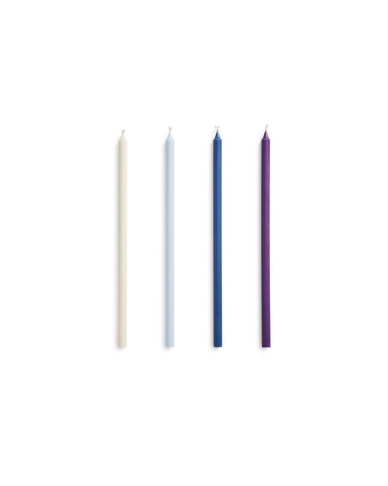 Slim Candle - Purple and Blue
