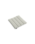 Terrazza Seat Cushion - 40 × 40 - Grey Bold Stripe