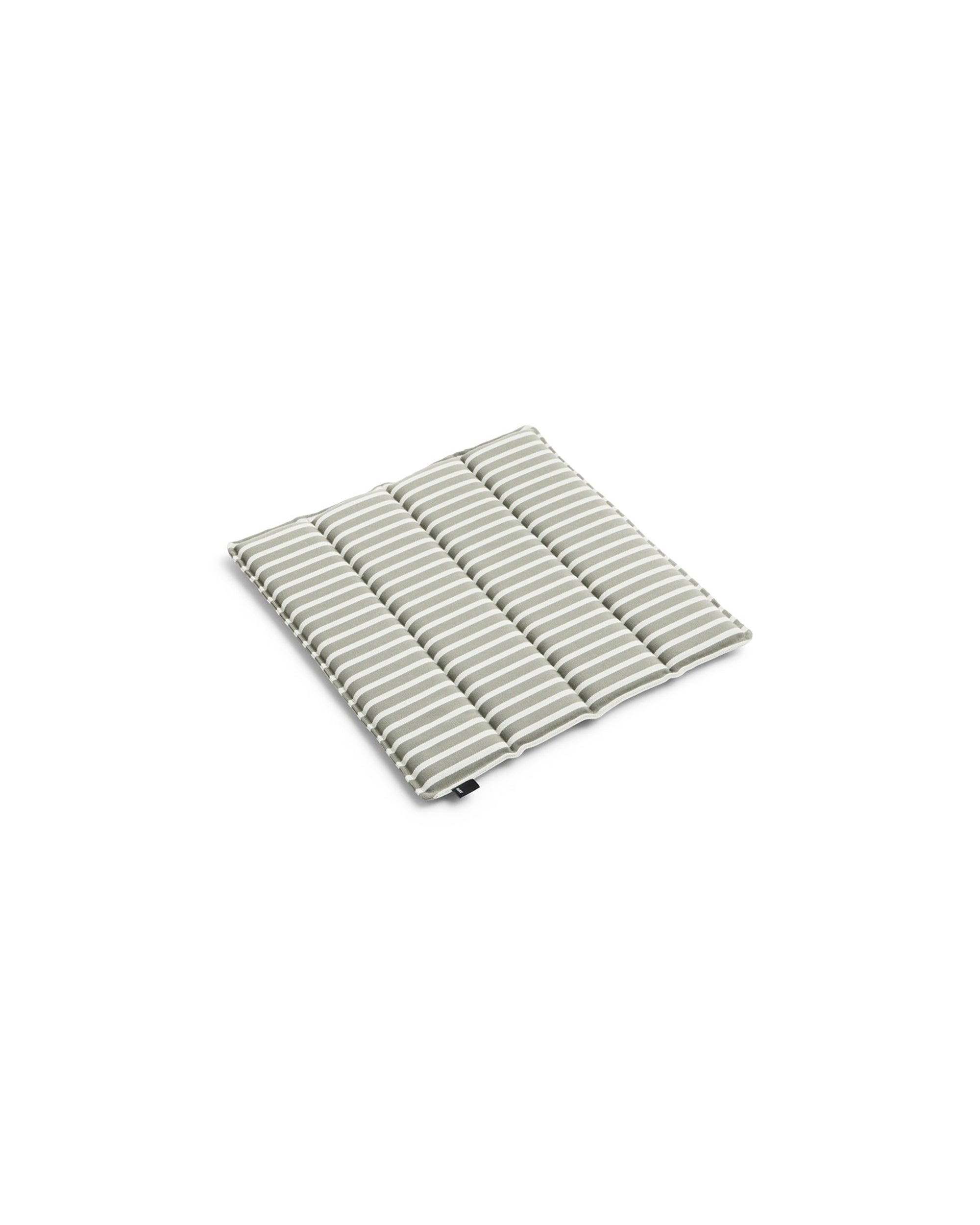 Terrazza Seat Cushion - 40 × 40 - Grey Bold Stripe