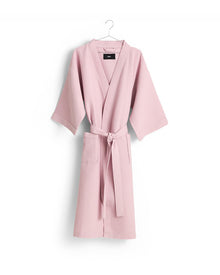 Waffle Bathrobe - Cool Pink