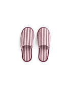 Waffle Slippers - Stripe Cool Pink