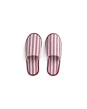 Waffle Slippers - Stripe Cool Pink