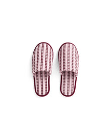 Waffle Slippers - Stripe Cool Pink