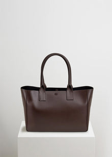 Filippo Work Bag - Dark Brown Vitello