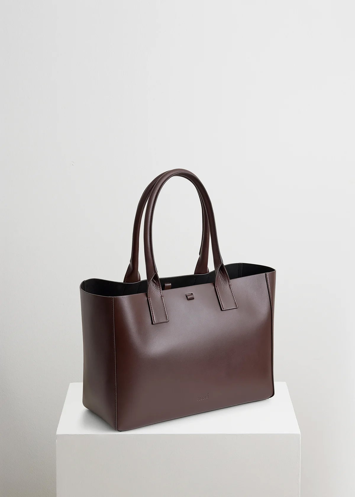 Filippo Work Bag - Dark Brown Vitello