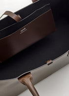 Filippo Work Bag - Dark Brown Vitello