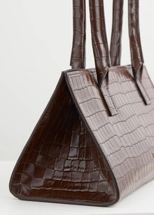 Ketty Bag - Dark Brown Croco
