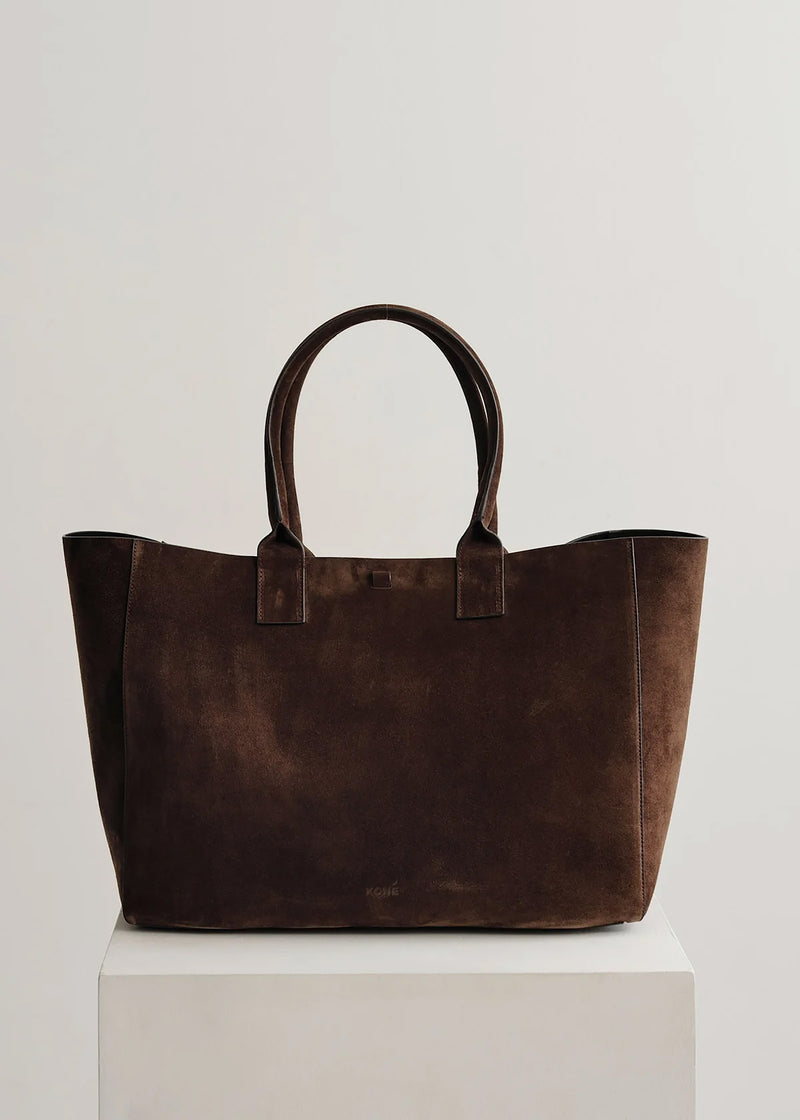 Filippo Large Bag - Palissandro Suede