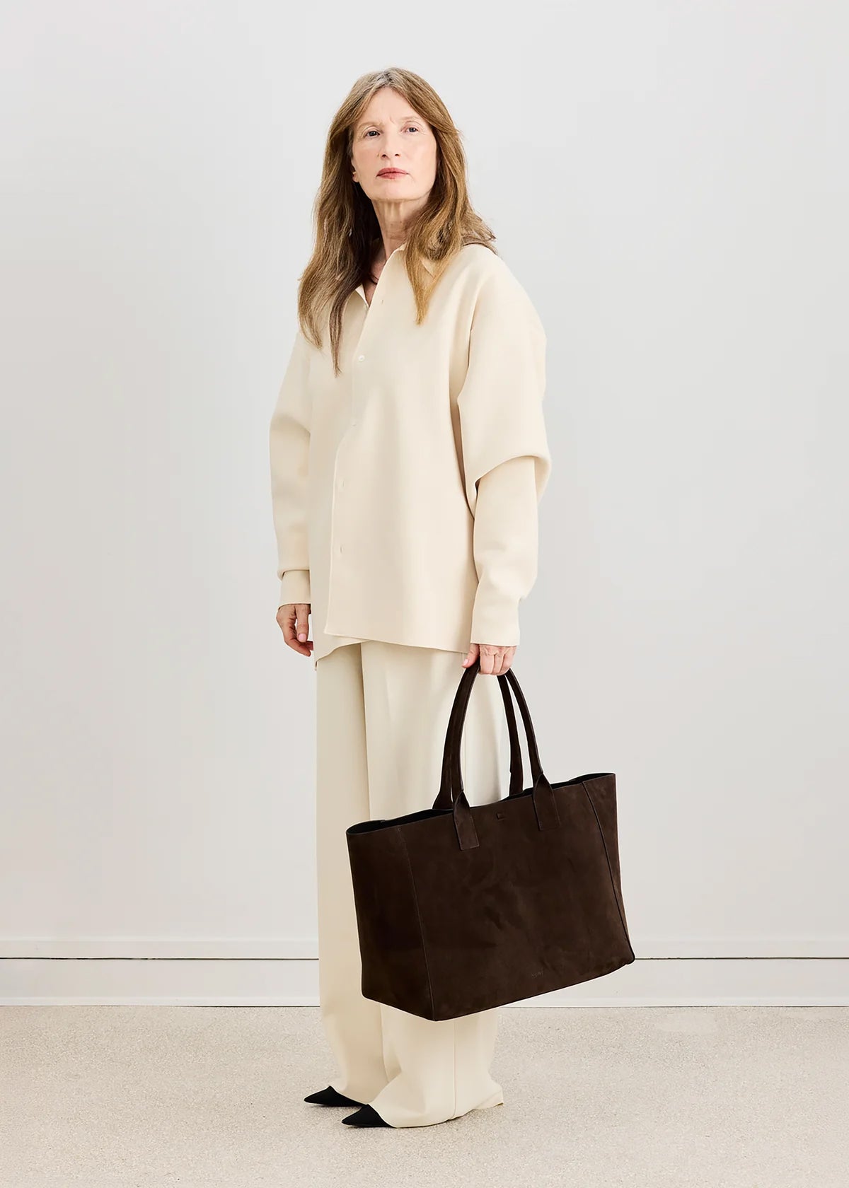 Filippo Large Bag - Palissandro Suede