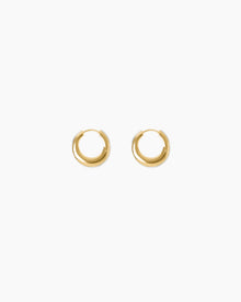 The Bonnie Earrings - Gold with Silver Piping