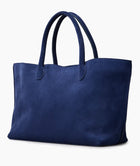 The Grace Tote - Midnight Blue Suede