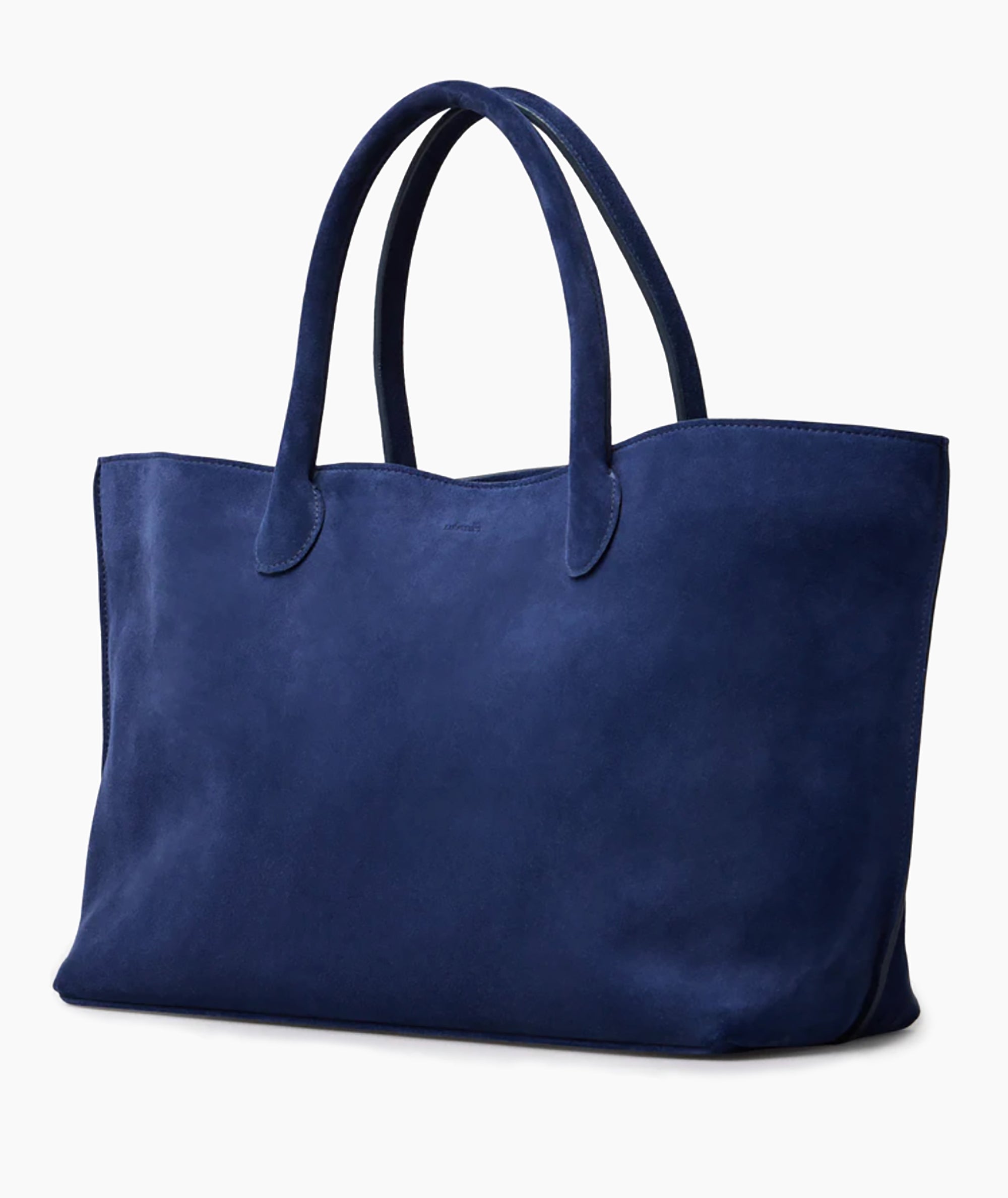 The Grace Tote - Midnight Blue Suede