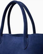 The Grace Tote - Midnight Blue Suede