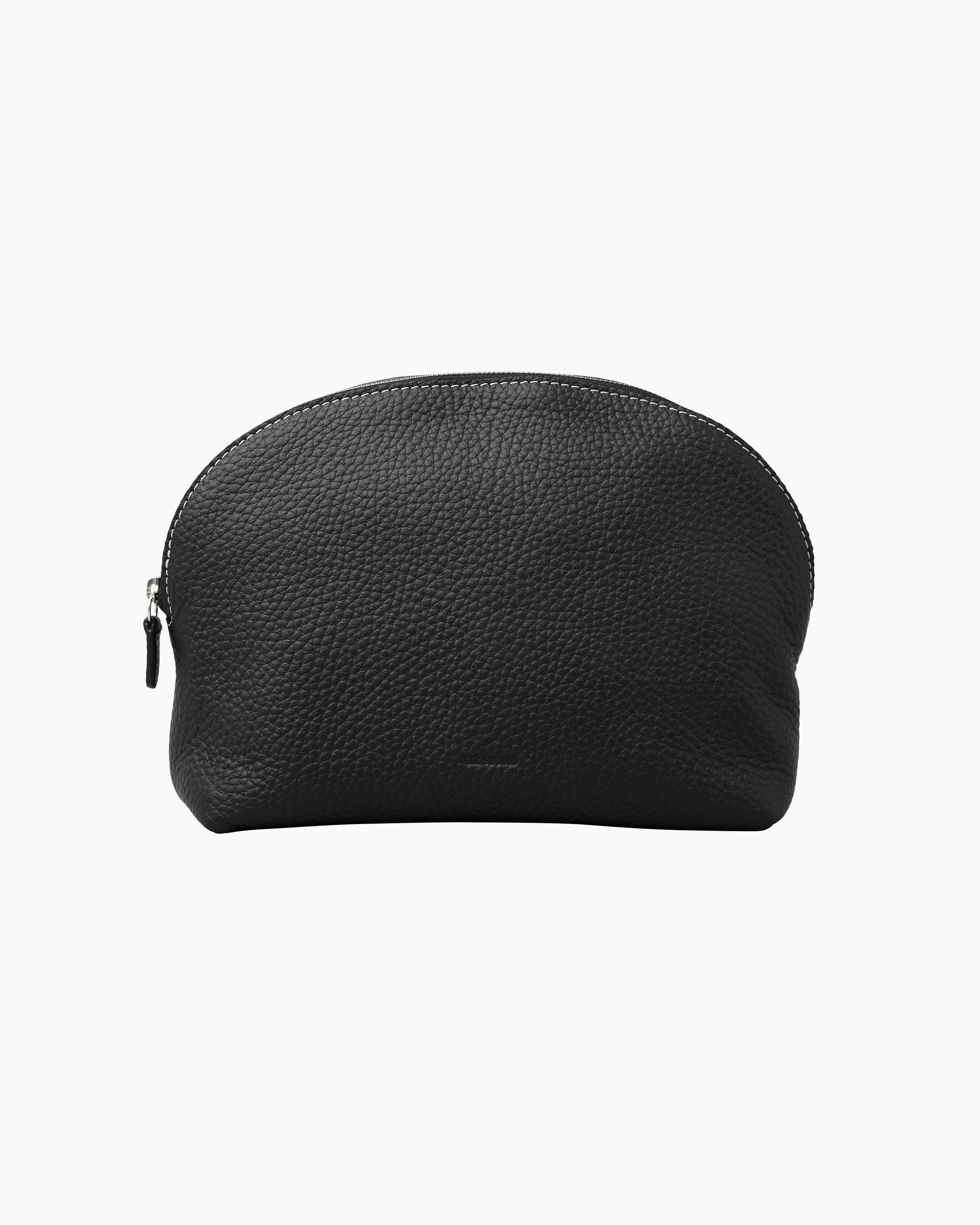 The Margot Pouch - Black Grosgrain