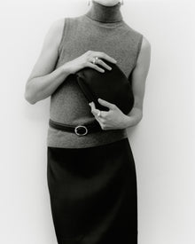 The Margot Pouch - Black Grosgrain
