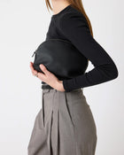 The Margot Pouch - Black Grosgrain