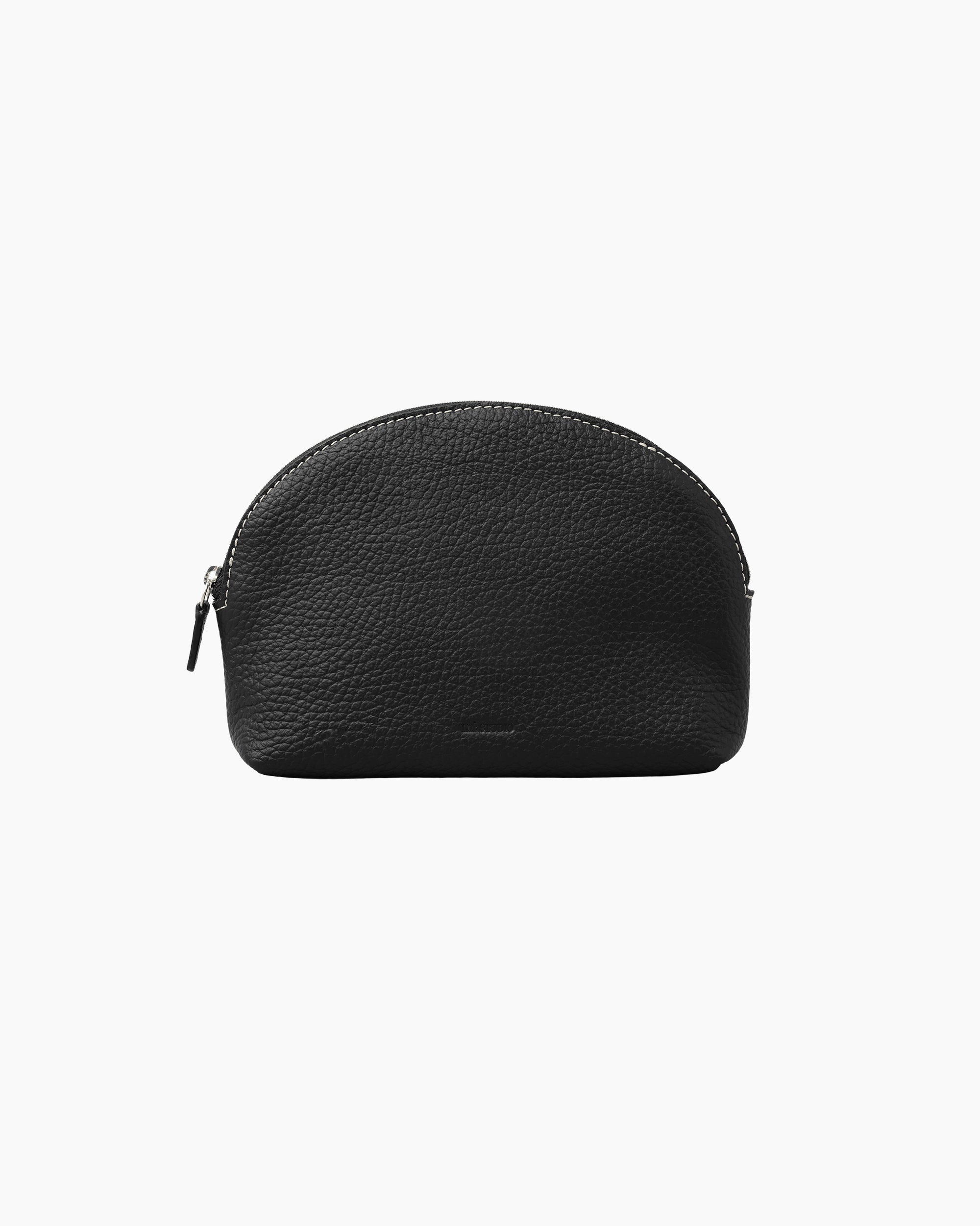 The Nancy Pouch - Black Grosgrain