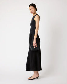 The Nancy Pouch - Black Grosgrain