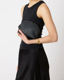 The Nancy Pouch - Black Grosgrain
