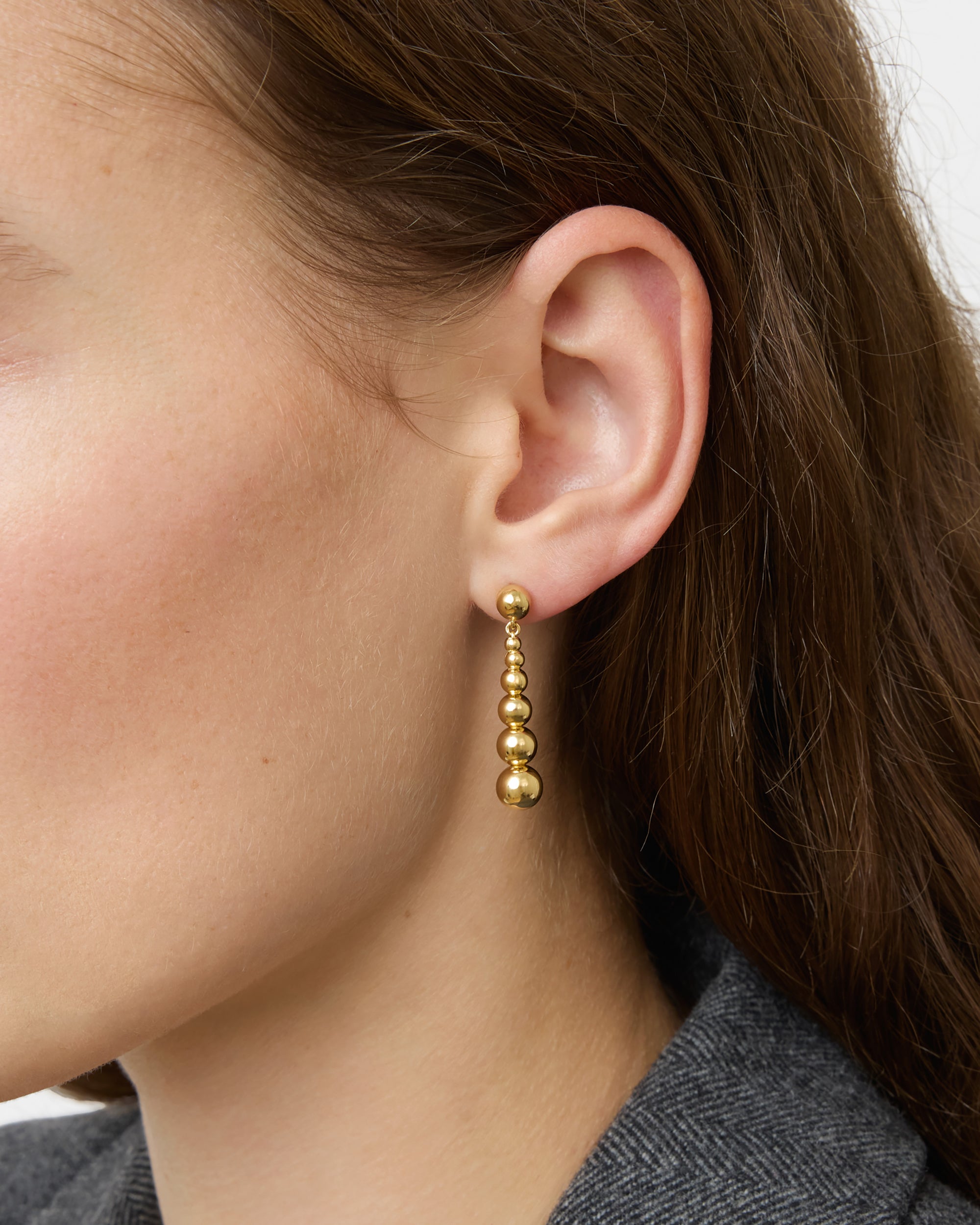 The Rebecca Earrings - Gold
