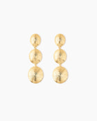 The Ruby Earrings - Gold