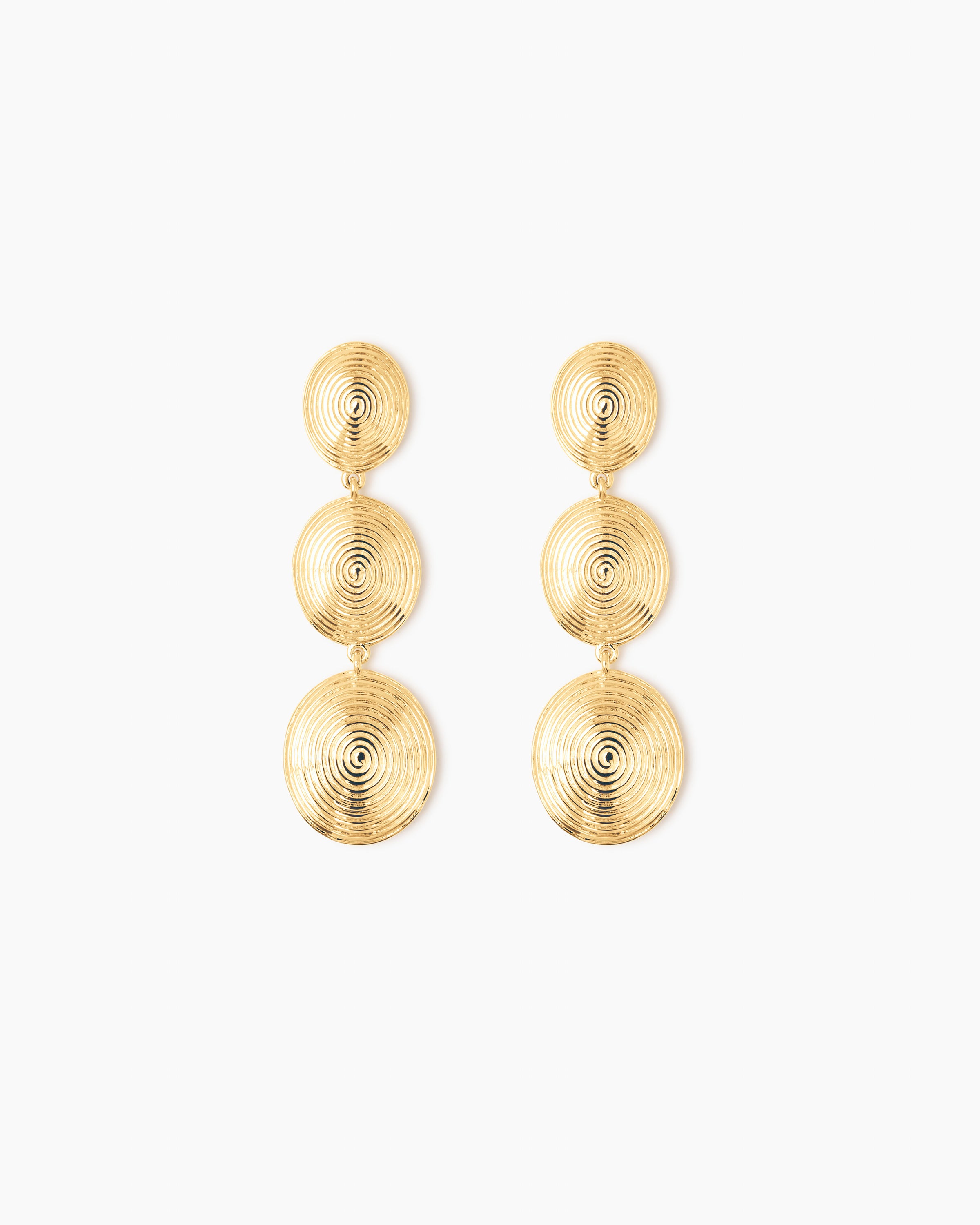 The Ruby Earrings - Gold