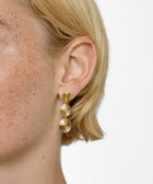 The Ruby Earrings - Gold