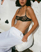 Soft Kiss Balcony Bra - Black