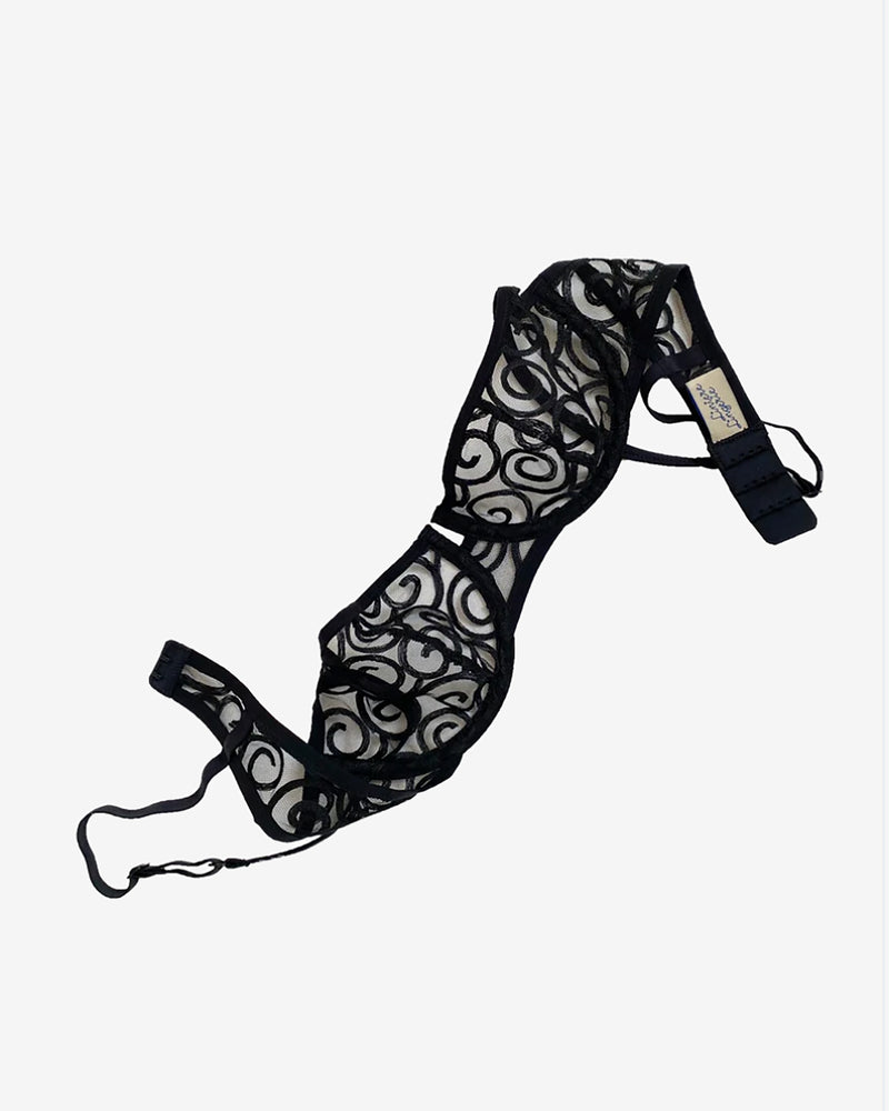 Soft Kiss Balcony Bra - Black