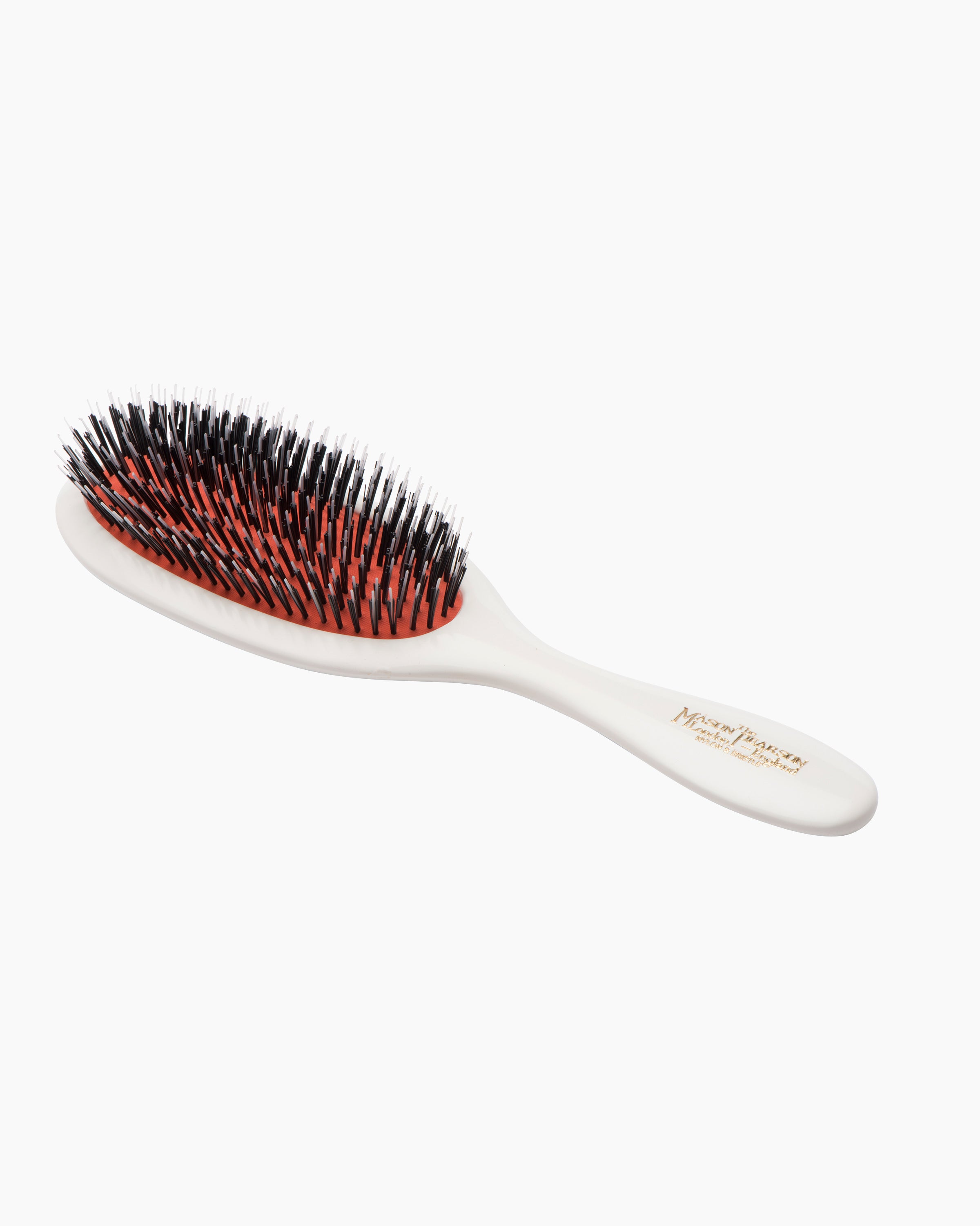 Handy Bristle & Nylon Hairbrush BN3 - Ivory