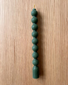 Beeswax Candle Bubble - Forest Green