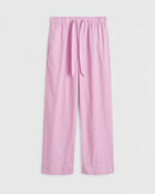 Poplin Pants - Purple Pink Stripes