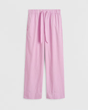 Poplin Pants - Purple Pink Stripes