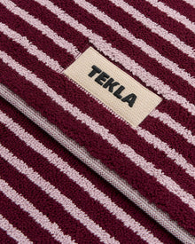Terry Bath Mat 70X50 - Red and Rose