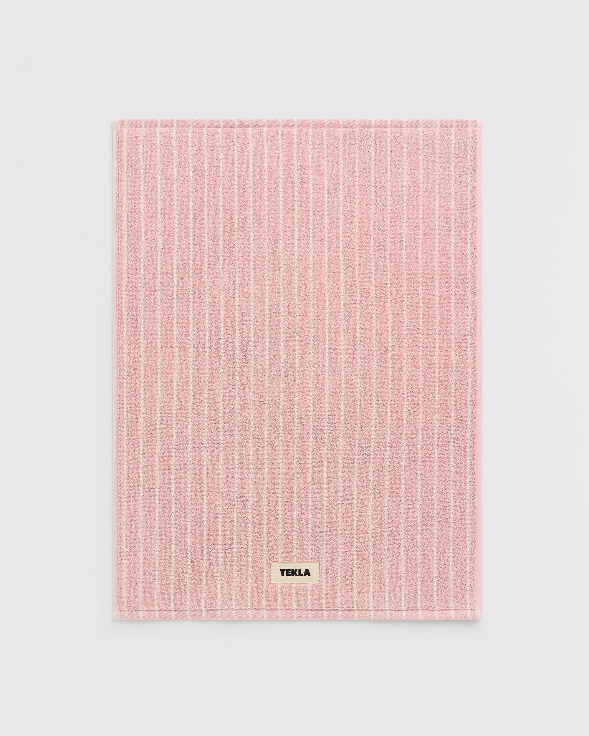Terry Bath Mat 70X50 - Shaded Pink Stripes