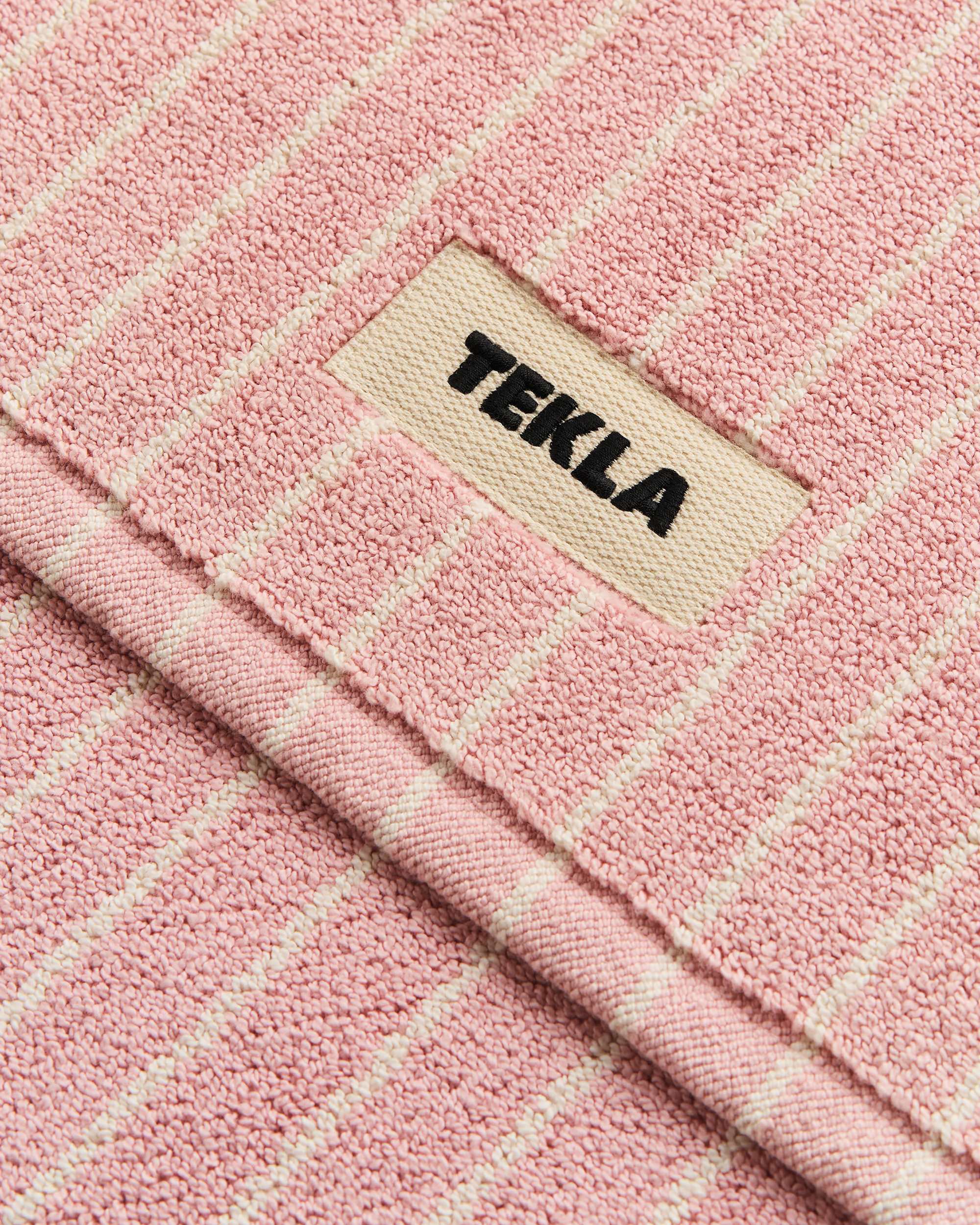 Terry Bath Mat 70X50 - Shaded Pink Stripes