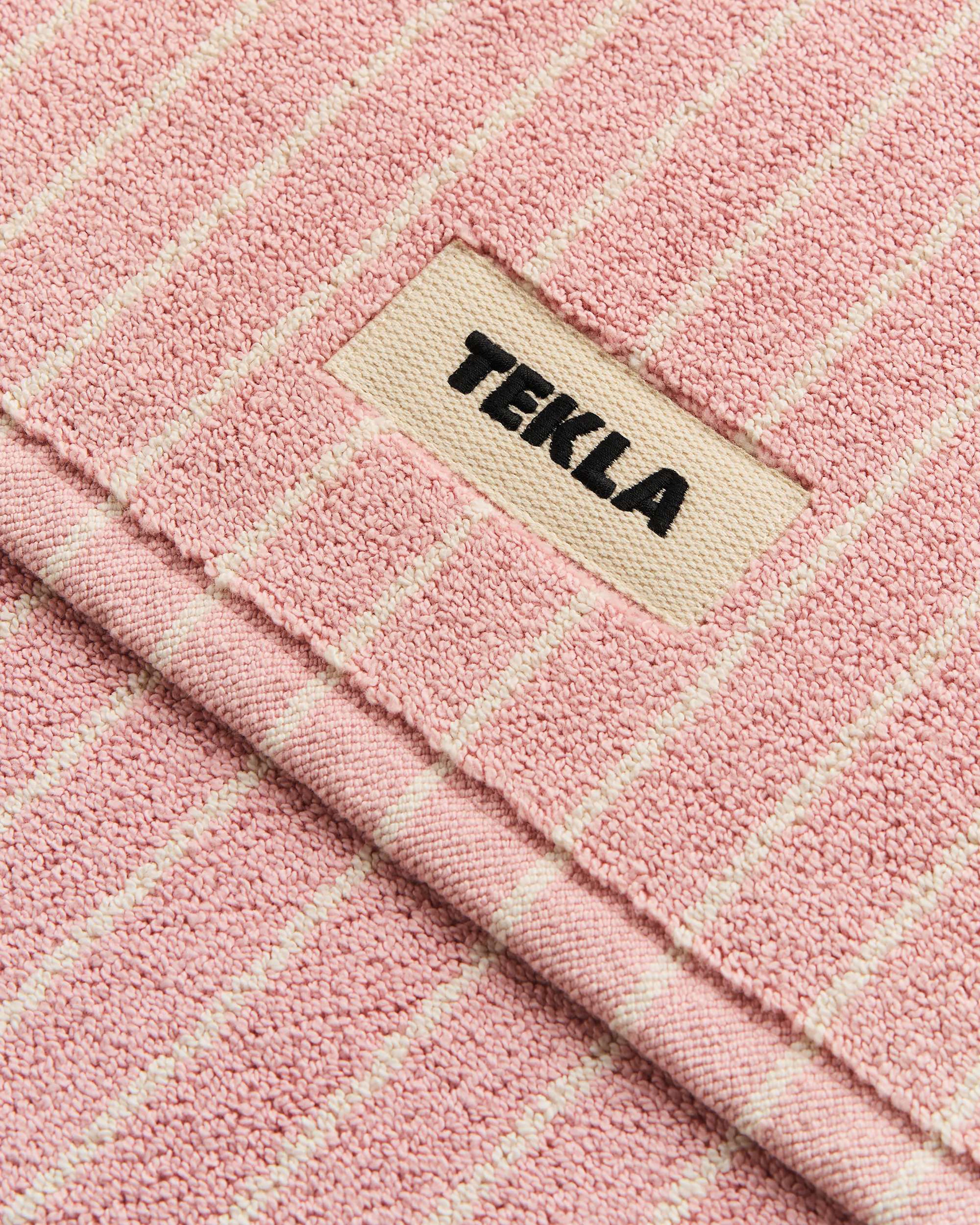 Terry Bath Mat 70X50 - Shaded Pink Stripes