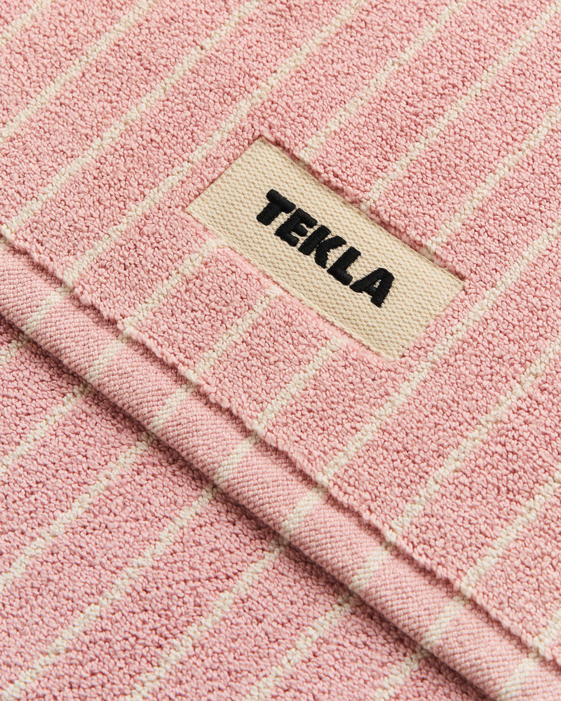 Terry Bath Mat 70X50 - Shaded Pink Stripes