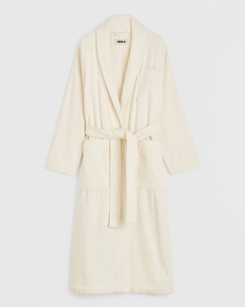 Terry Classic Bathrobe - Ivory