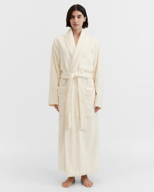 Terry Classic Bathrobe - Ivory