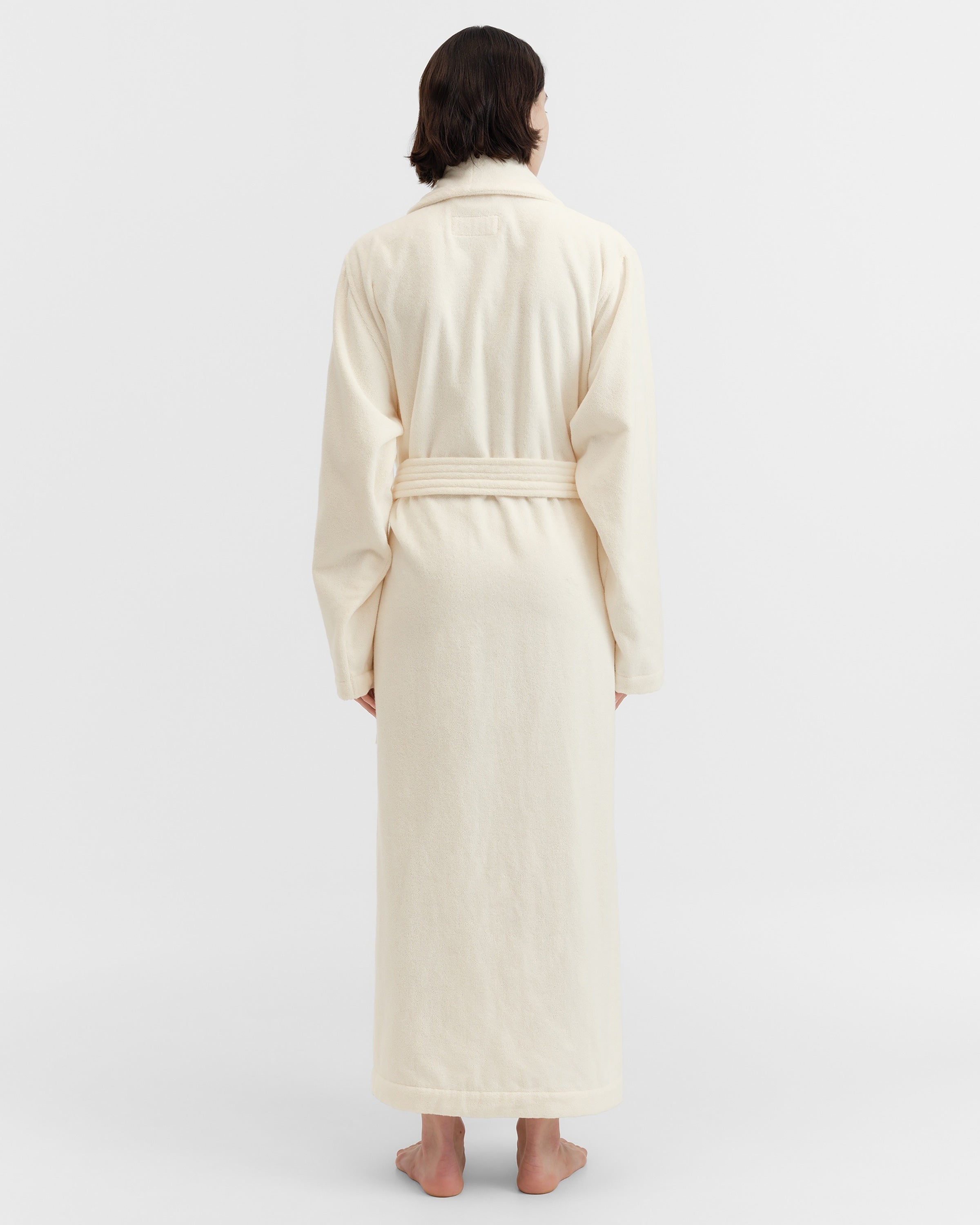Terry Classic Bathrobe - Ivory