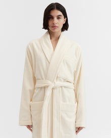 Terry Classic Bathrobe - Ivory