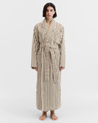 Terry Classic Bathrobe - Kodiak Stripes