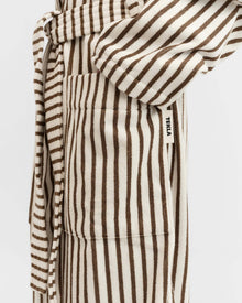 Terry Classic Bathrobe - Kodiak Stripes
