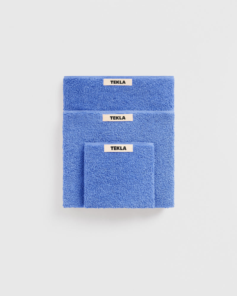 Terry Washcloth 30X30 - Clear Blue