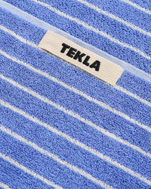 Terry Washcloth 30X30 - Clear Blue Stripes