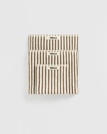 Terry Washcloth 30X30 - Kodiak Stripes
