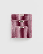 Terry Washcloth 30X30 - Red and Rose Stripes