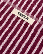 Terry Washcloth 30X30 - Red and Rose Stripes